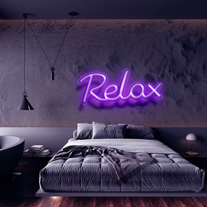 Relax   Neon Sign