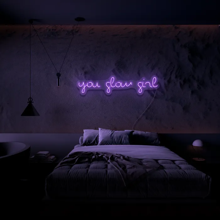 You Glow Girl   Neon Sign