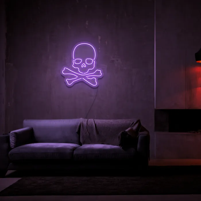 Skull   Neon Sign