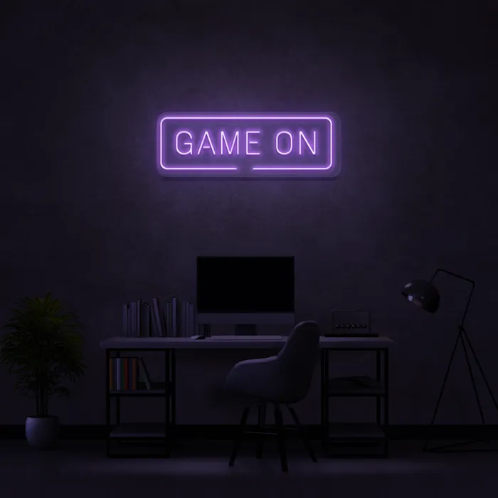 Game On   Neon Sign