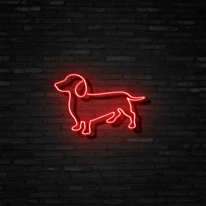 Dachshund    Neon Sign