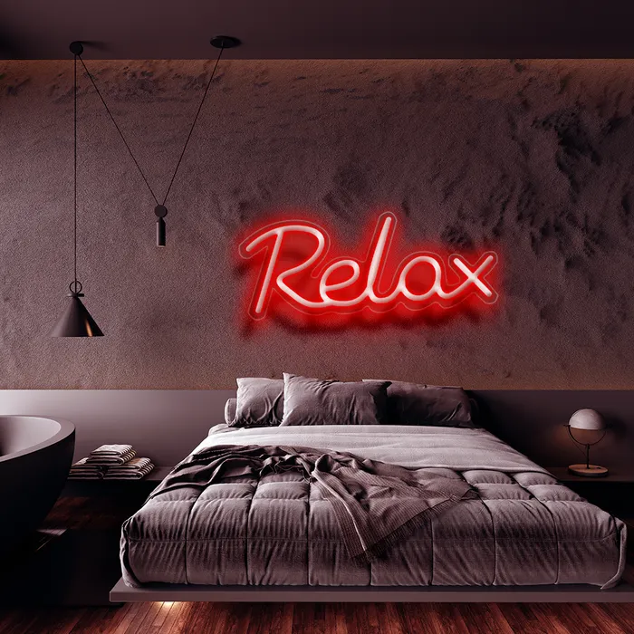 Relax   Neon Sign