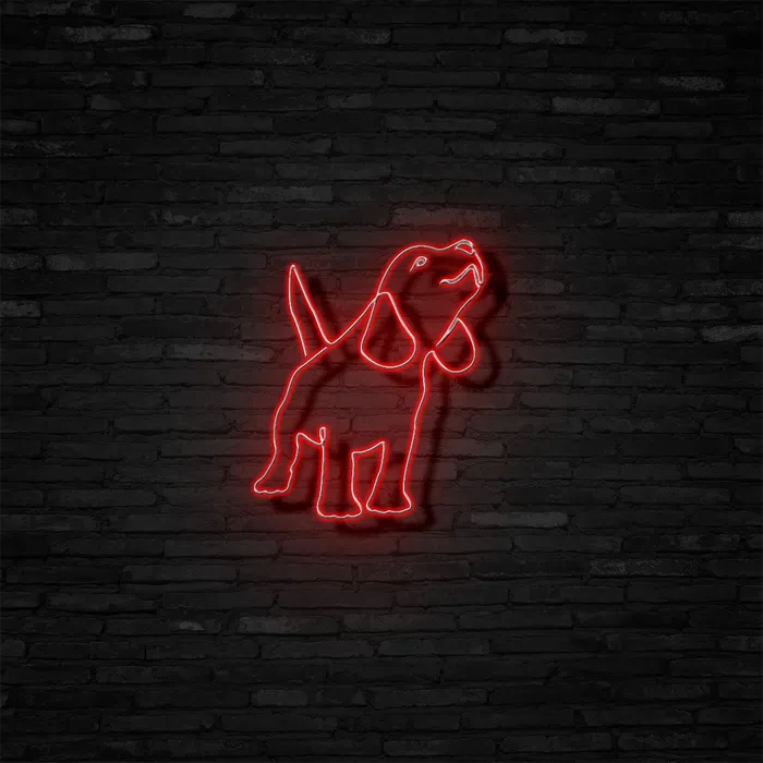 Beagle   Neon Sign