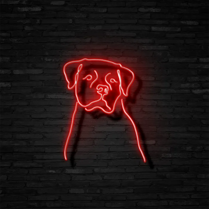 Rottweiler   Neon Sign