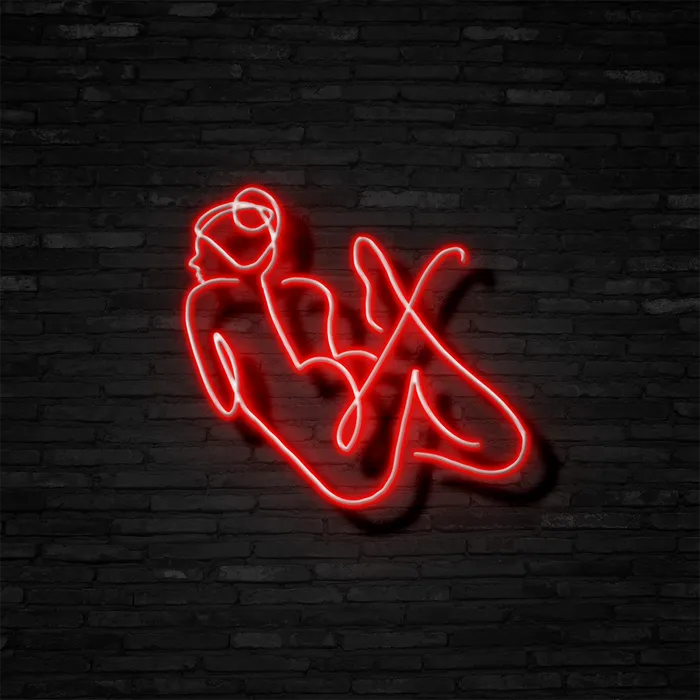 Sun Bathing   Neon Sign