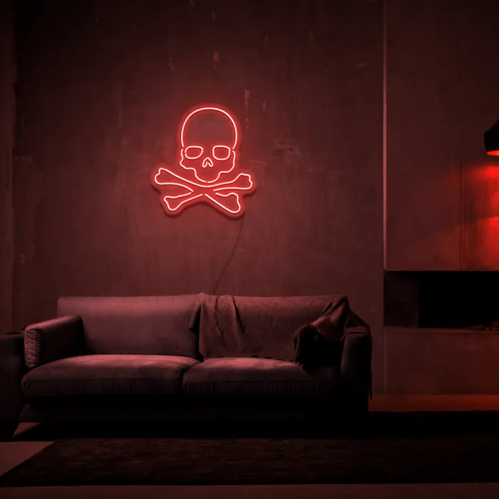 Skull   Neon Sign