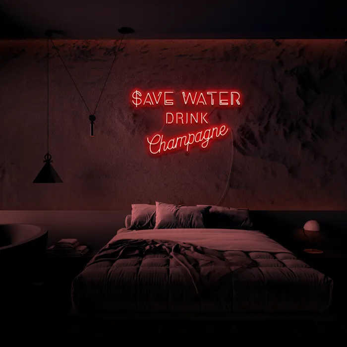 Save Water   Neon Sign