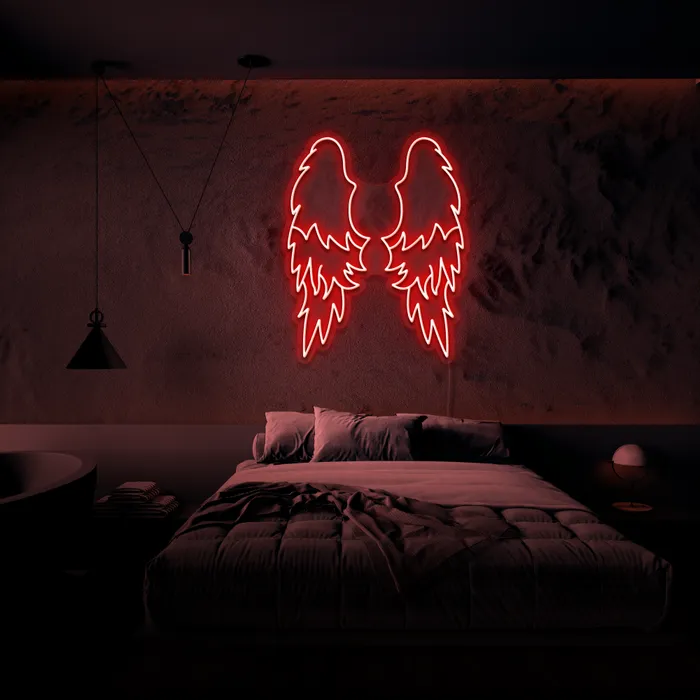 Wings   Neon Sign