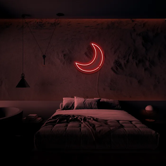 Moon   Neon Sign