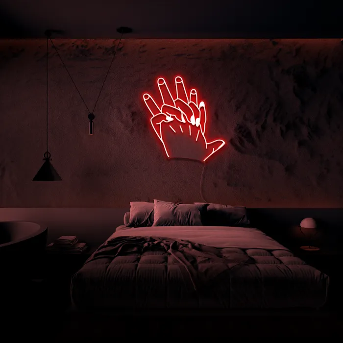 Hand In Hand   Neon Sign