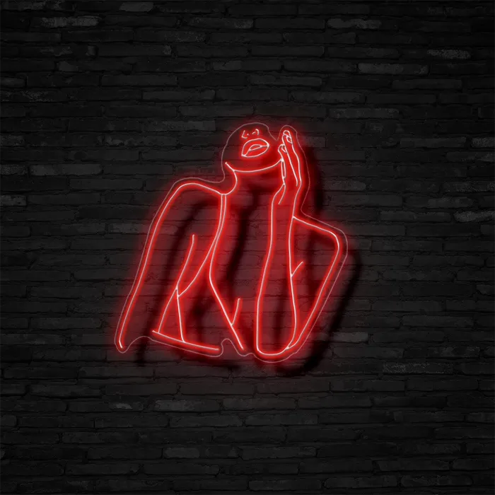 Hold Face   Neon Sign