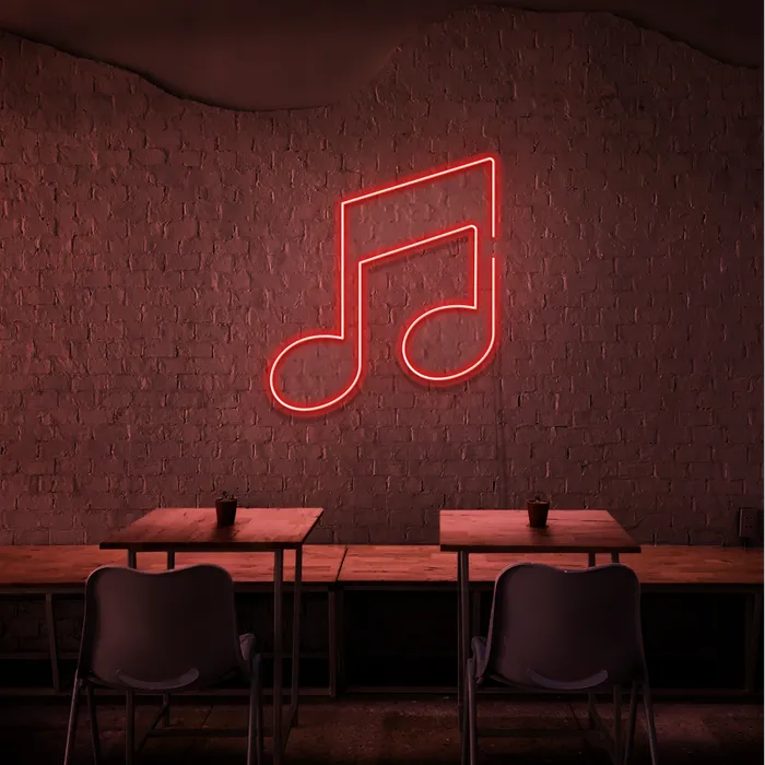 Music Note   Neon Sign