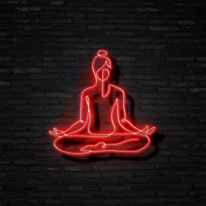 Meditation   Neon Sign