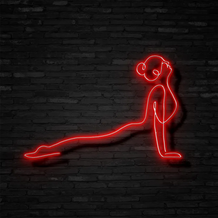 Yoga Pose   Neon Sign