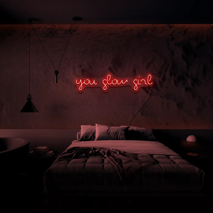 You Glow Girl   Neon Sign