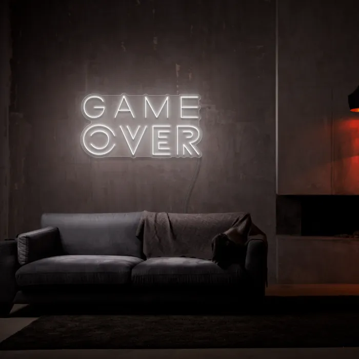 Game Over   Neon Sign