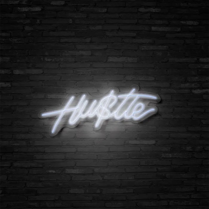 Hustle   Neon Sign