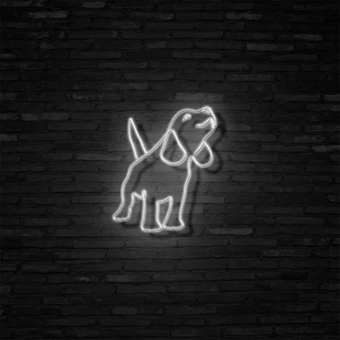 Beagle   Neon Sign