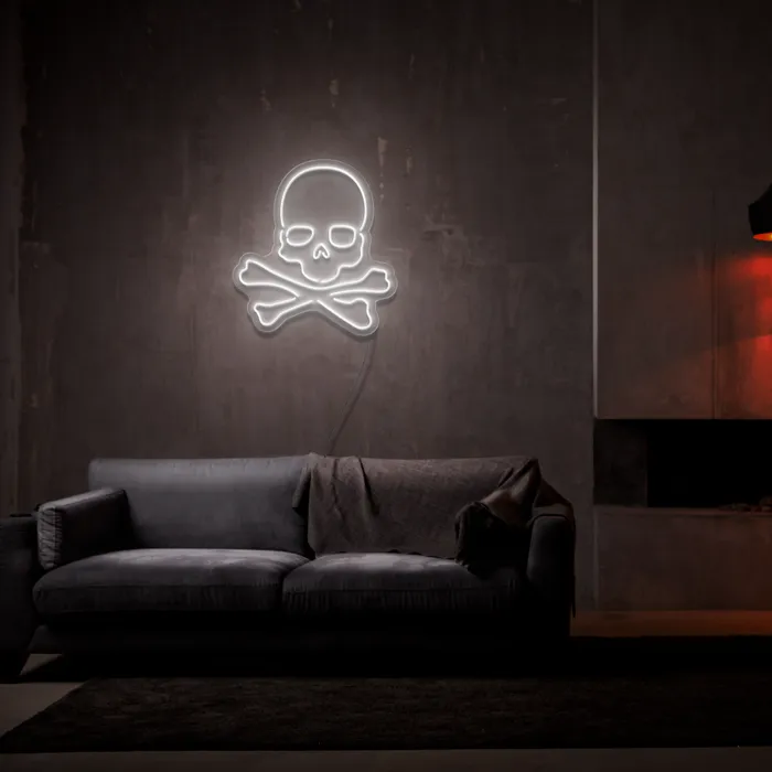 Skull   Neon Sign