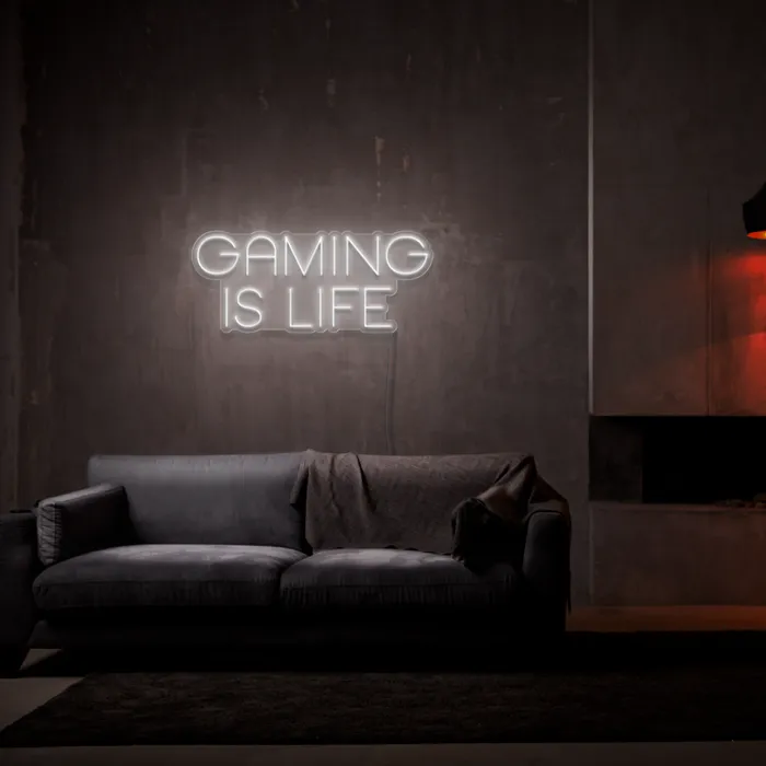 Gaming Is Life   Neon Sign