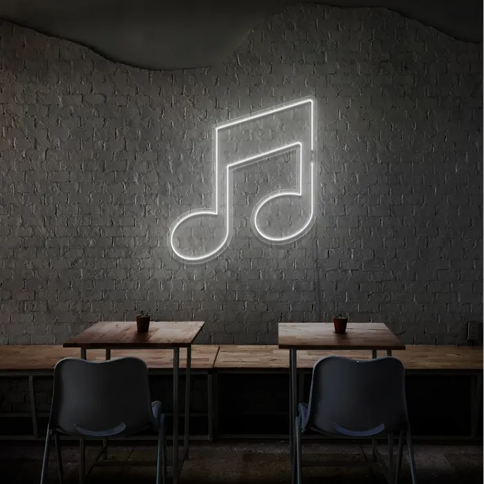 Music Note   Neon Sign