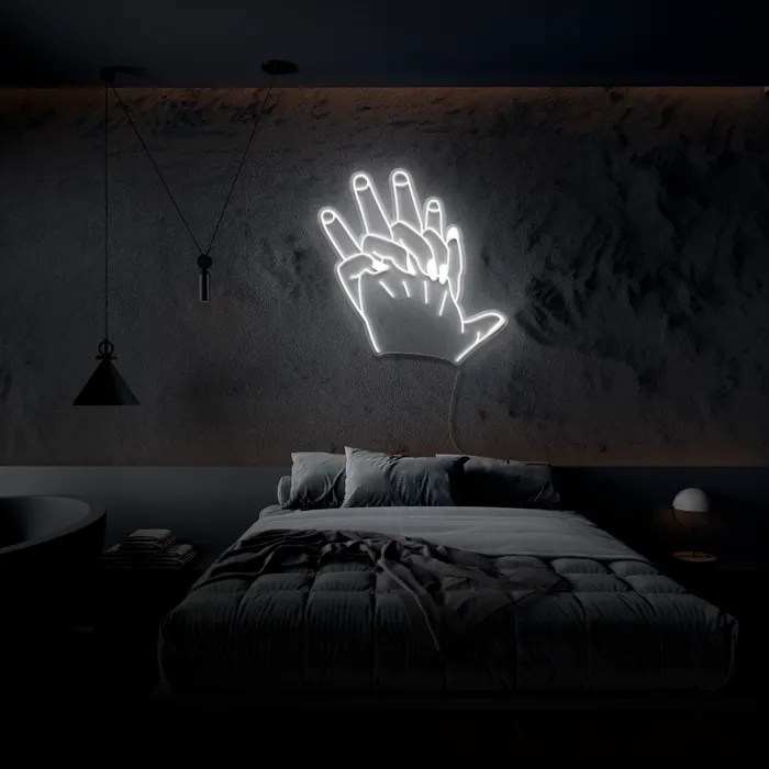 Hand In Hand   Neon Sign