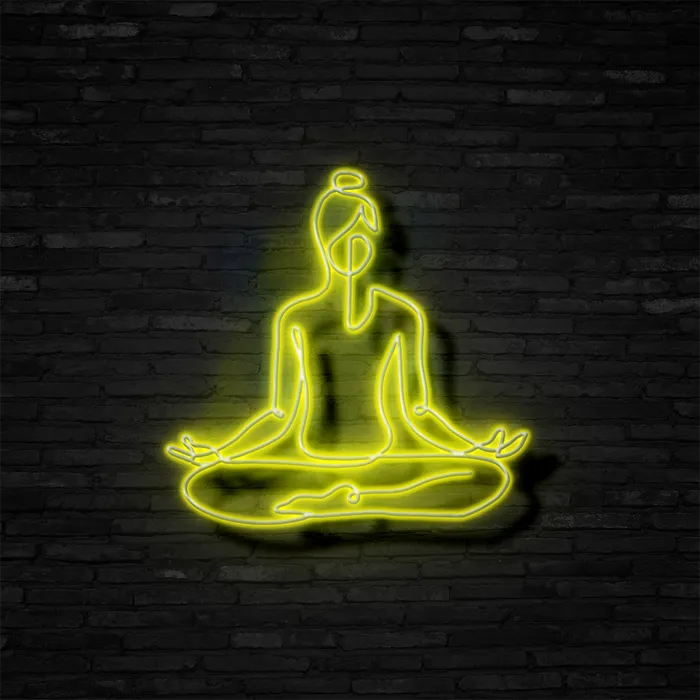 Meditation   Neon Sign