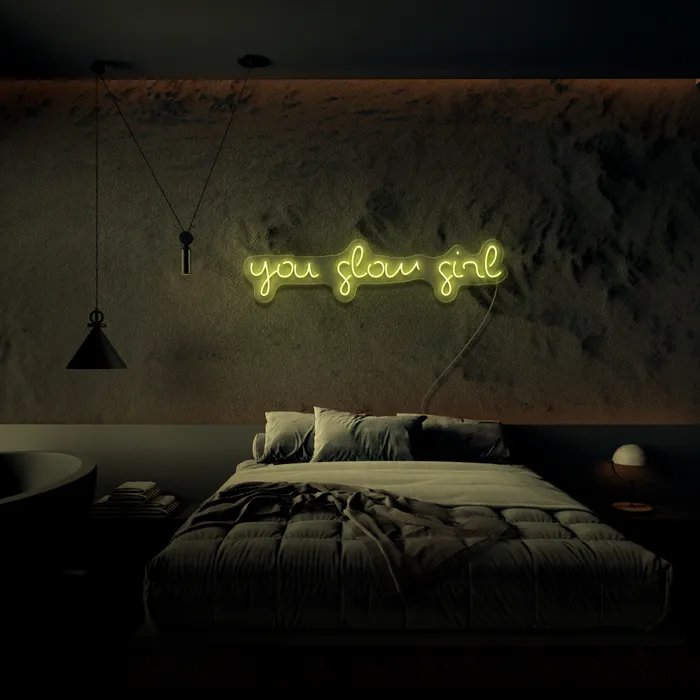 You Glow Girl   Neon Sign