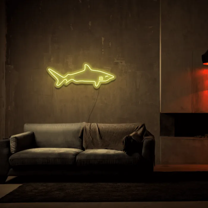 Bull Shark   Neon Sign