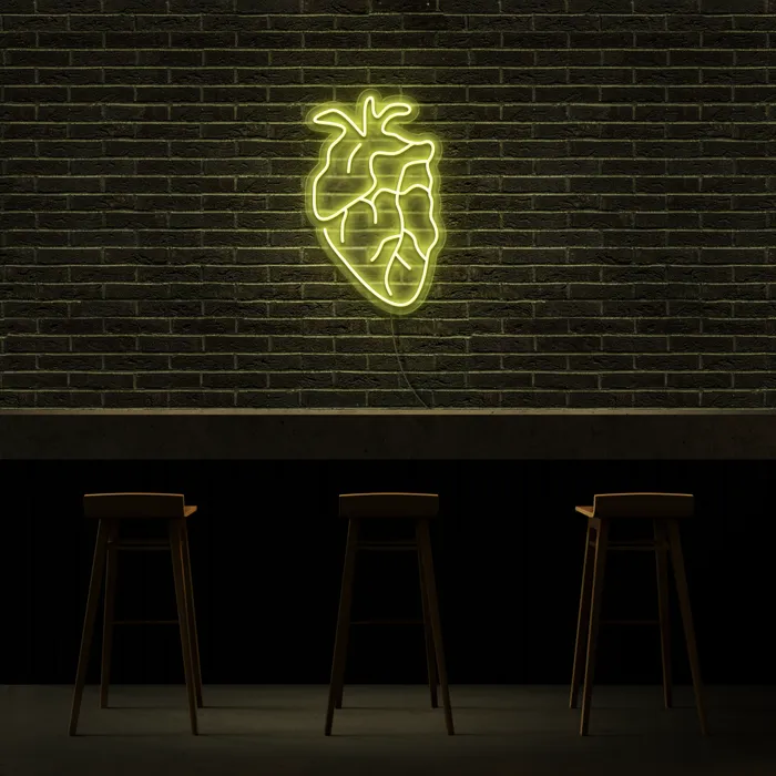 Human Heart   Neon Sign