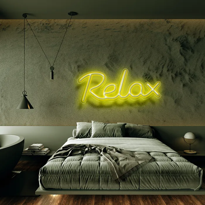 Relax   Neon Sign