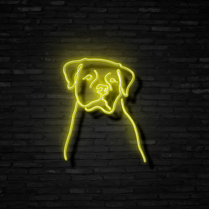 Rottweiler   Neon Sign