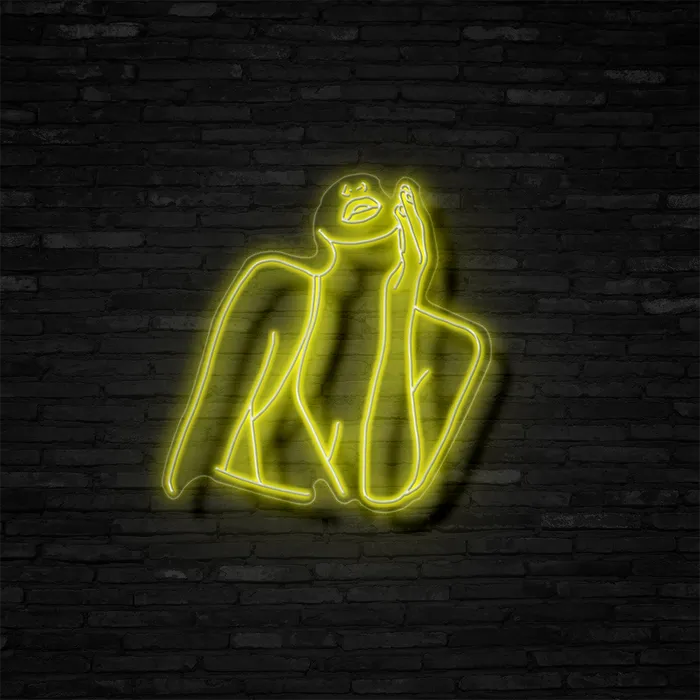 Hold Face   Neon Sign