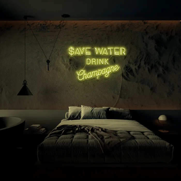 Save Water   Neon Sign