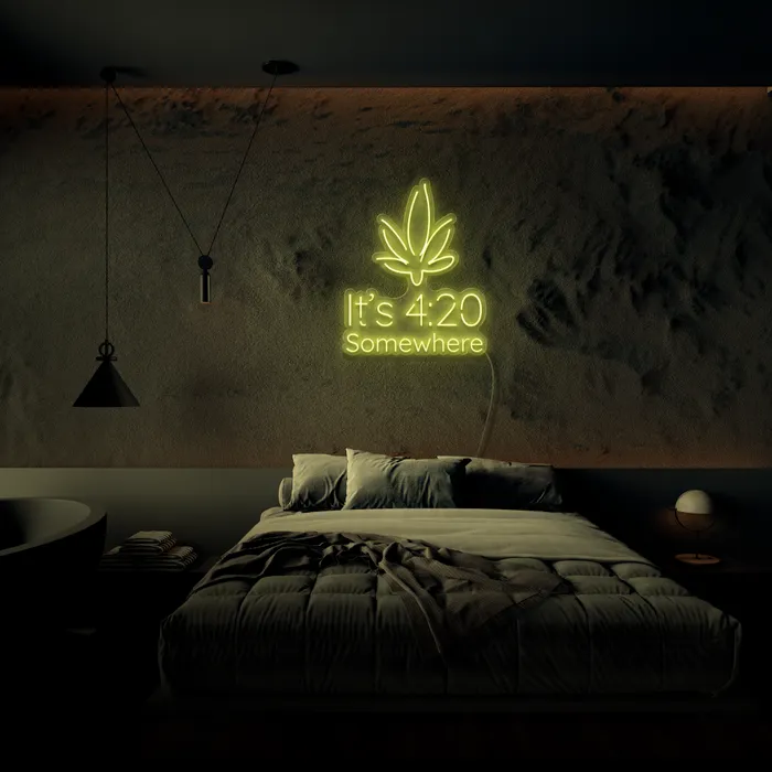 It’s 420 Somewhere   Neon Sign