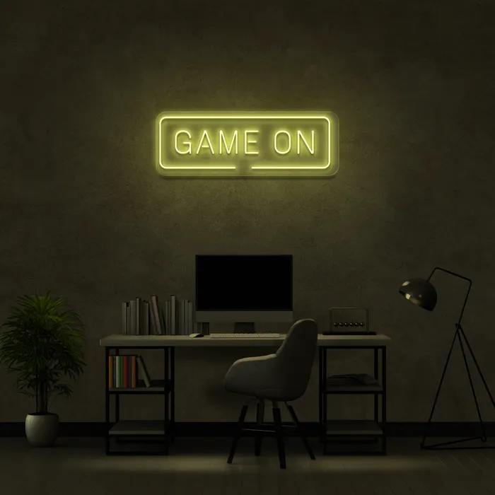 Game On   Neon Sign