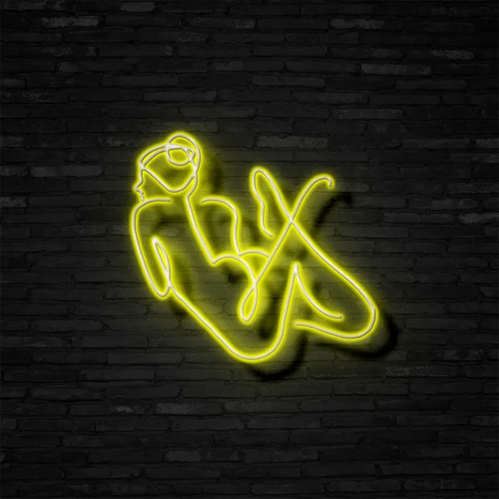 Sun Bathing   Neon Sign