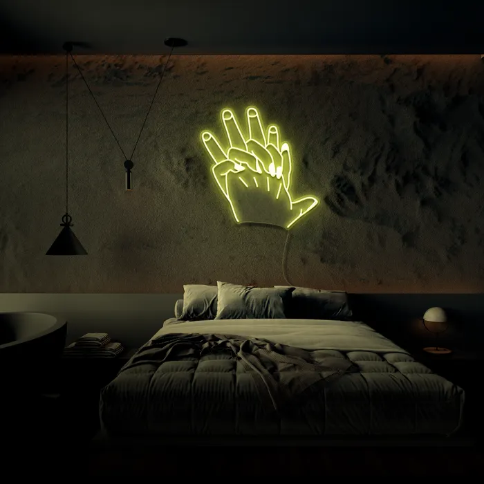 Hand In Hand   Neon Sign